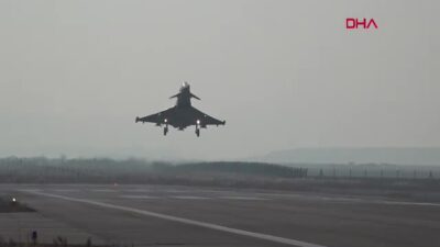 Katar Tatbikatı Dönüşü: İki Eurofighter Ankara’da