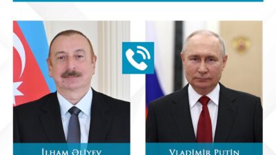 Vladimir Putin, Azerbaycan Cumhurbaşkanı İlham