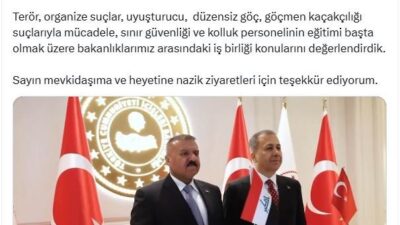 İçişleri Bakanı Ali Yerlikaya, Irak