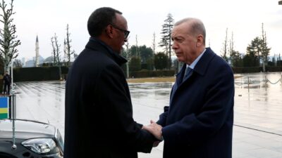 Cumhurbaşkanı Erdoğan, Ruanda Cumhurbaşkanı Paul