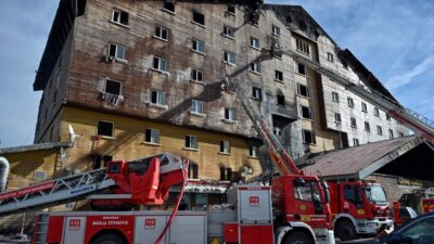 Bolu'daki Grand Kartal Otel yangınında