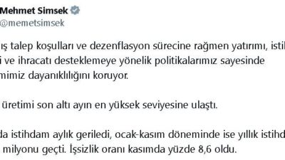 Bakan Şimşek Ekonomik Dayanıklılığı Vurguladı: Politikalara Güveniyoruz