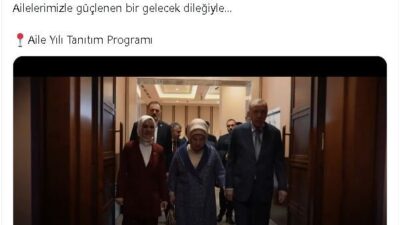 Emine Erdoğan, 'Aile Yılı' projesi