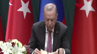 Cumhurbaşkanı Erdoğan, Moğolistan Cumhurbaşkanı Ukhnaa
