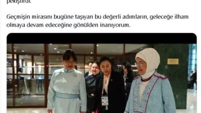 Emine Erdoğan, Moğolistan Cumhurbaşkanı Khurelsukh