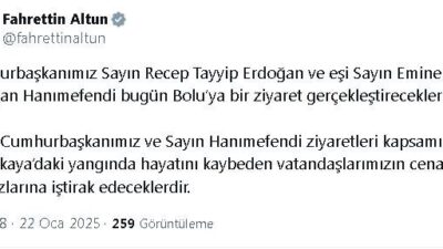 Cumhurbaşkanı Recep Tayyip Erdoğan, Bolu'nun