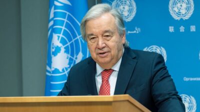 BM Genel Sekreteri Antonio Guterres,