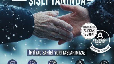 Şişli Belediyesi, kış aylarında ihtiyaç