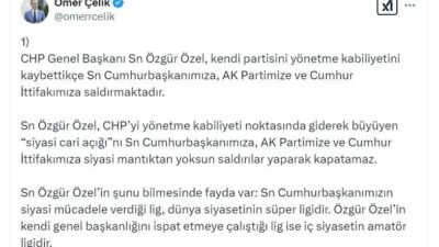 AK Parti Sözcüsü Ömer Çelik,