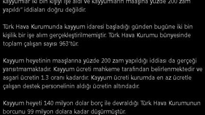 İletişim Başkanlığı, THK'ya atanan kayyumlarla