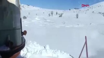 Elazığ'da kar yağışı nedeniyle kapanan