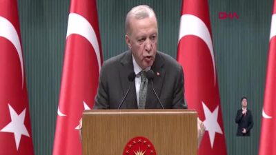 Cumhurbaşkanı Erdoğan, Kabine Toplantısı sonrası