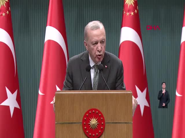 Cumhurbaşkanı Erdoğan, Kabine Toplantısı