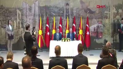 Cumhurbaşkanı Erdoğan, Kuzey Makedonya ile
