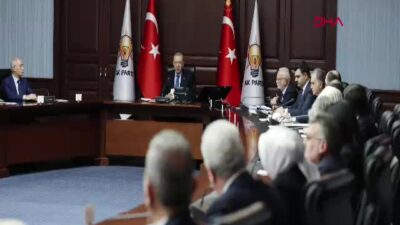 AK Parti MYK toplantısı başladı.