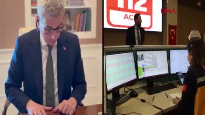 Sağlık Bakanı Memişoğlu, 112 Acil Çağrı Merkezi Görevlisi Zehra Tankuş ile Görüştü