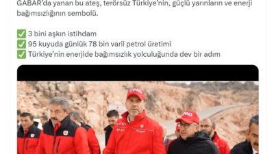 Enerji Bakanı Bayraktar: Gabar’da Günlük Petrol Üretimi 78 Bin Varile Ulaştı