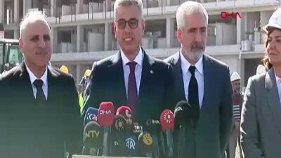 Sağlık Bakanı Memişoğlu, Diyarbakır Kayapınar’daki Şehir Hastanesi İnşaatını İnceledi