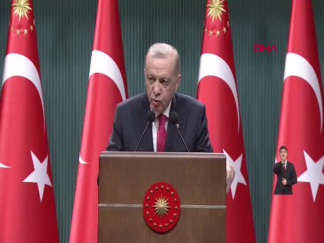 Cumhurbaşkanı Erdoğan, Kabine Toplantısı