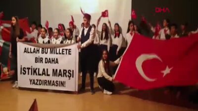Eğirdir'de düzenlenen İstiklal Marşı'nın Kabulü