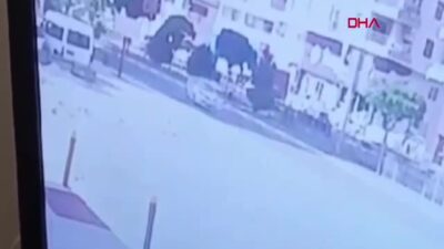 Mardin'de yaya geçidinde hız yapan