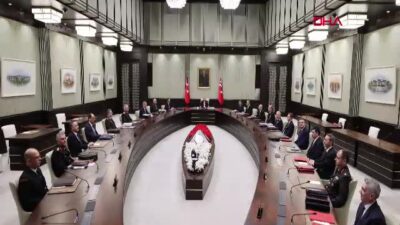 Cumhurbaşkanı Erdoğan başkanlığında toplanan MGK,