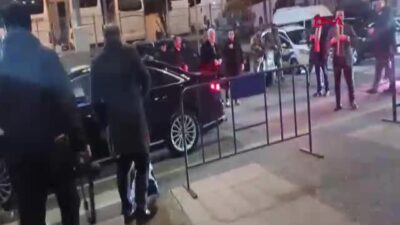 İYİ Parti Genel Başkanı Müsavat Dervişoğlu İstanbul Adliyesi’nde