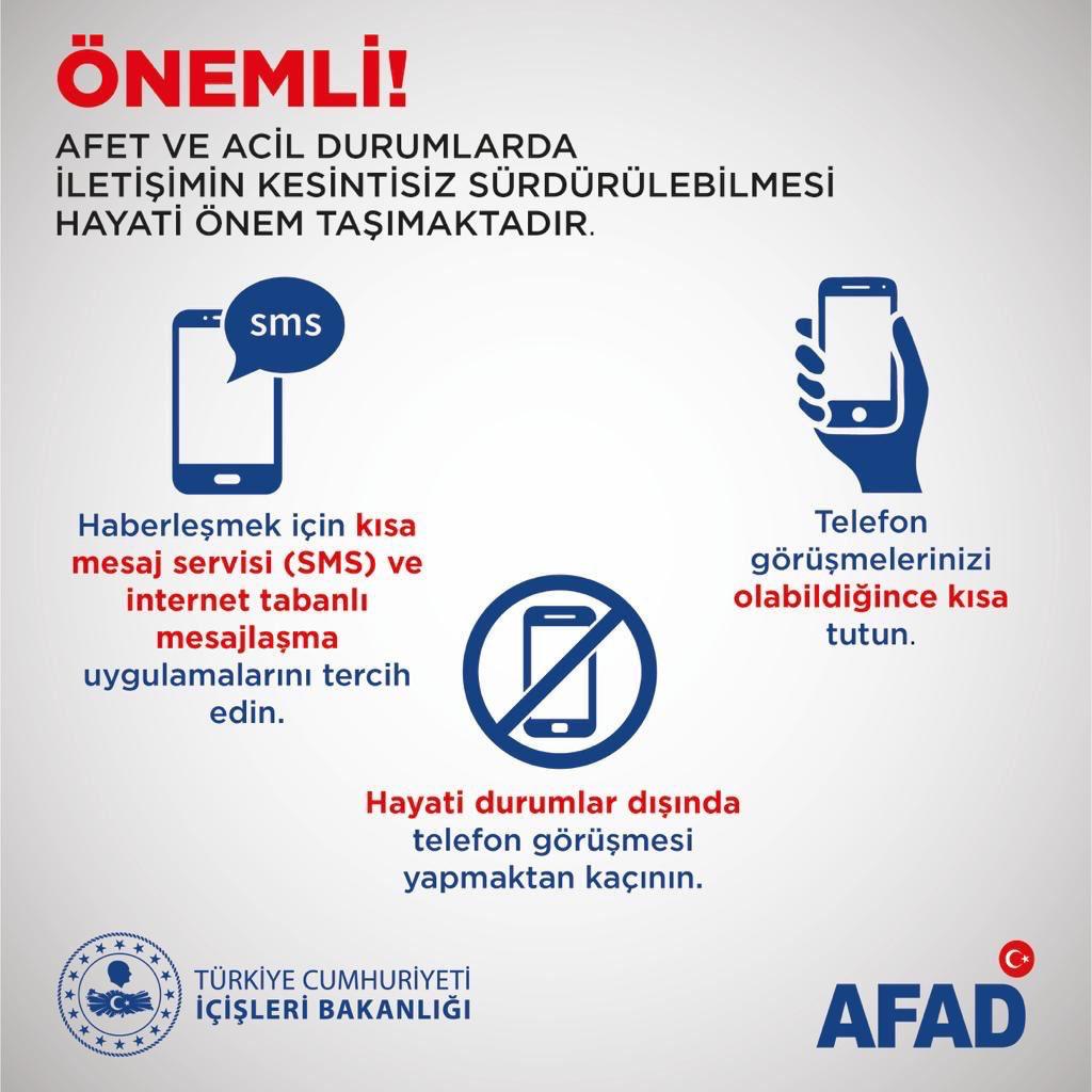 AFAD, İstanbul'da meydana gelen