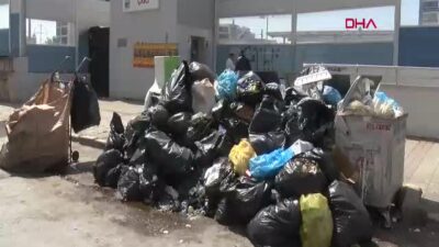 Çiğli Belediyesi işçilerinin grevi nedeniyle