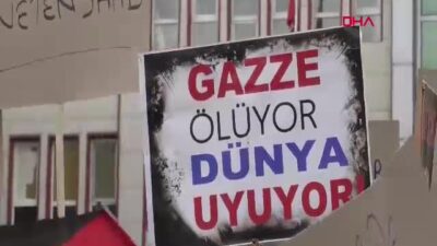 Van'ın Erciş ilçesinde Filistin'de yaşanan