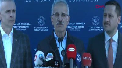Bakan Uraloğlu, Karaman-Ulukışla Hızlı Tren Hattı Şantiyesinde İncelemelerde Bulundu