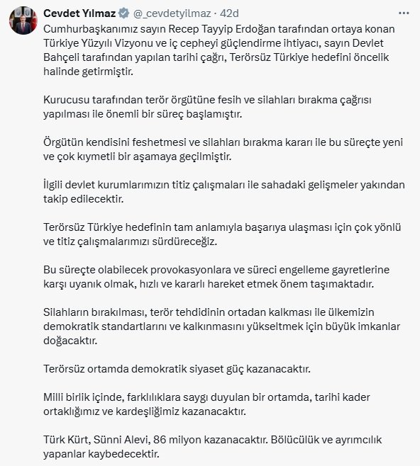 Cumhurbaşkanı Yardımcısı Cevdet Yılmaz,