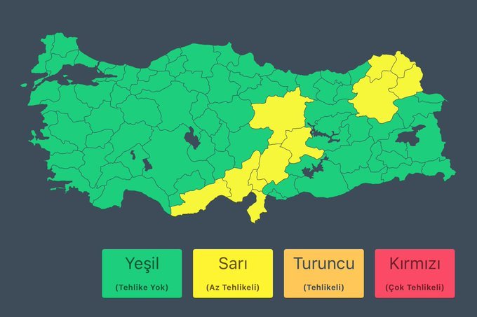 İçişleri Bakanlığı, 11 ilde