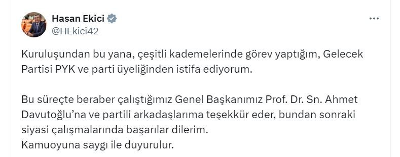 Konya Milletvekili Hasan Ekici,