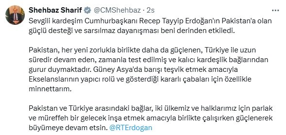 Pakistan Başbakanı Şahbaz Şerif,