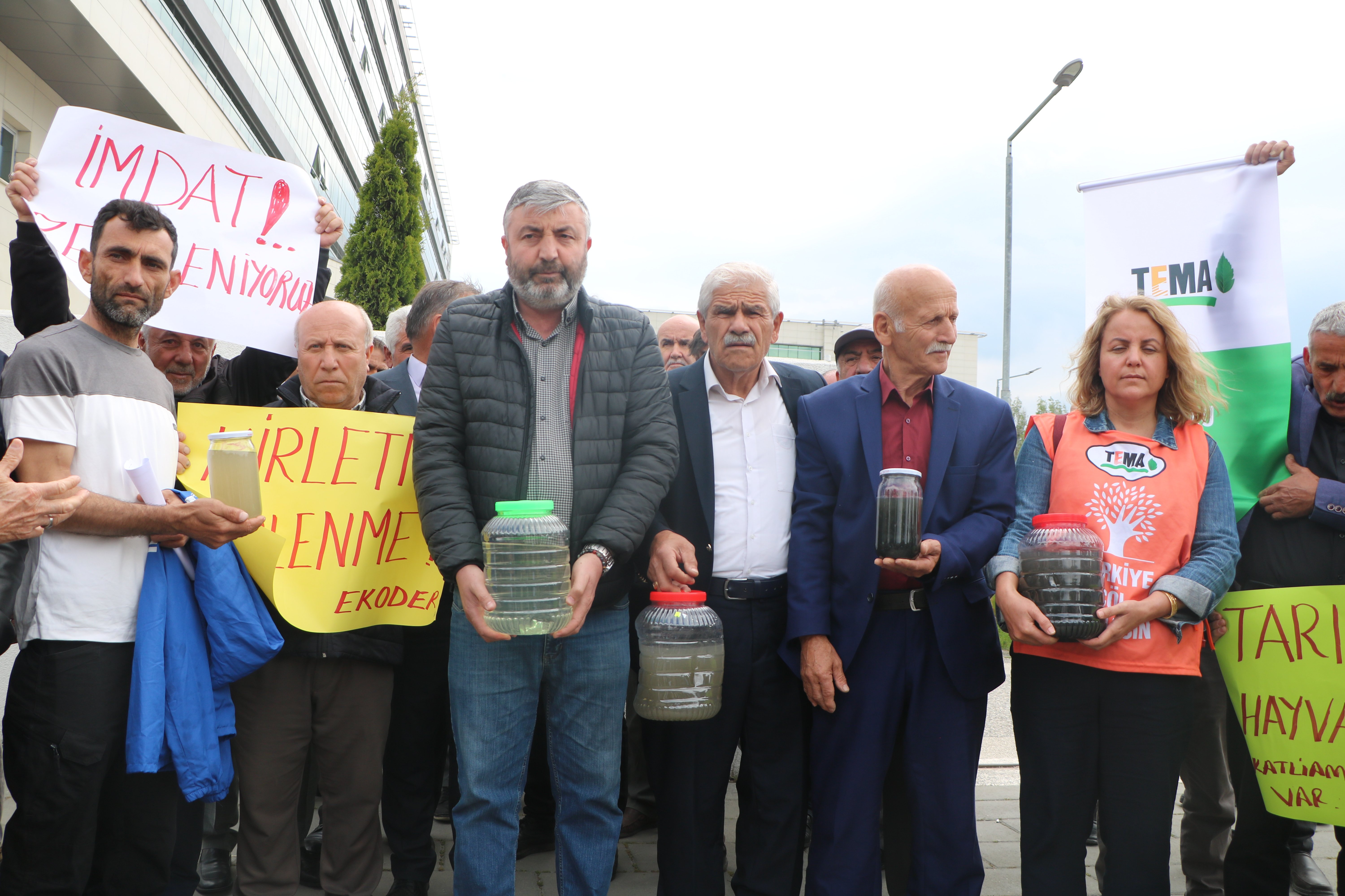 Gerede Çayı'ndaki kirlilik protesto