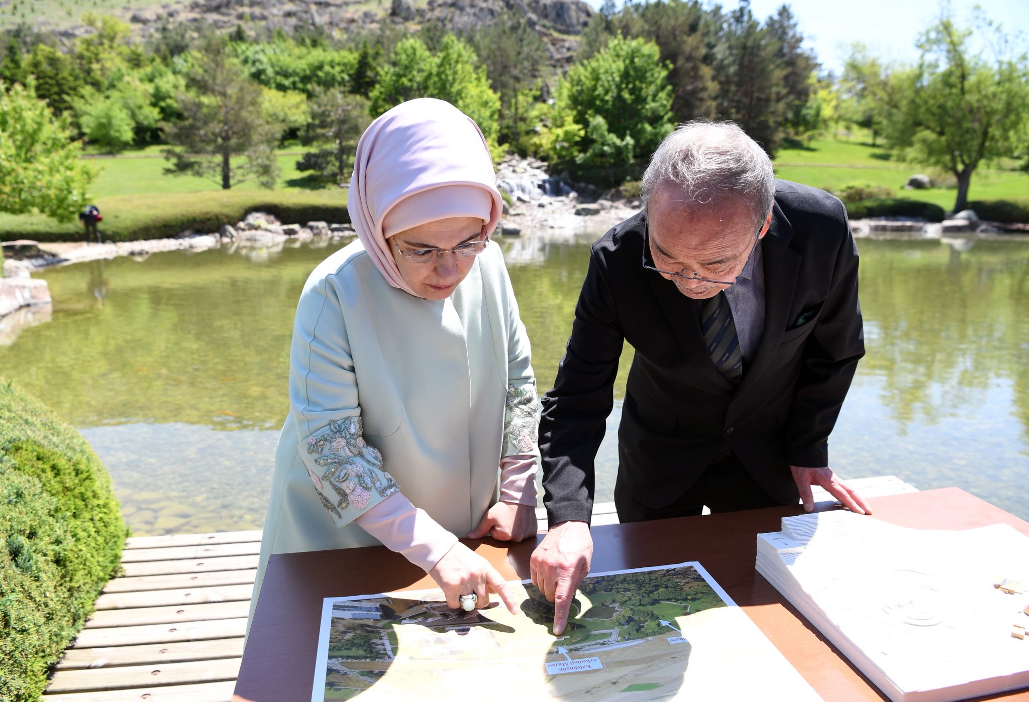 Emine Erdoğan, Türkiye'de arkeoloji