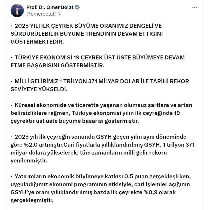 Ticaret Bakanı Ömer Bolat,