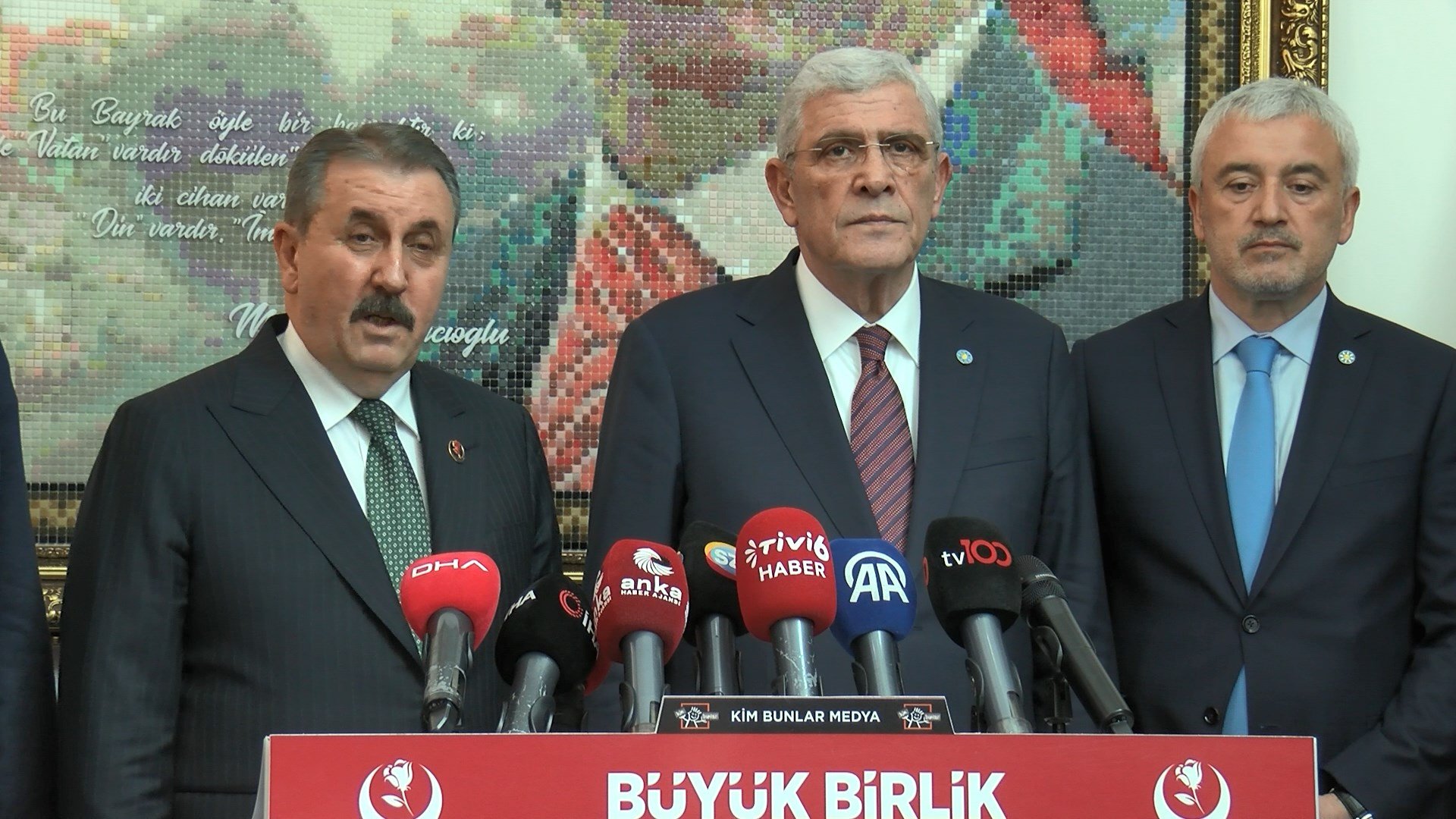 İYİ Parti Genel Başkanı Dervişoğlu, BBP Lideri Destici’yi Ziyaret Etti