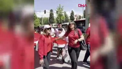 Mardin’de 40 Metrelik Dev Türk Bayrağıyla Gençlik Yürüyüşü