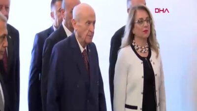 TBMM Başkanı Numan Kurtulmuş, MHP Lideri Devlet Bahçeli’yi Makamında Ziyaret Etti