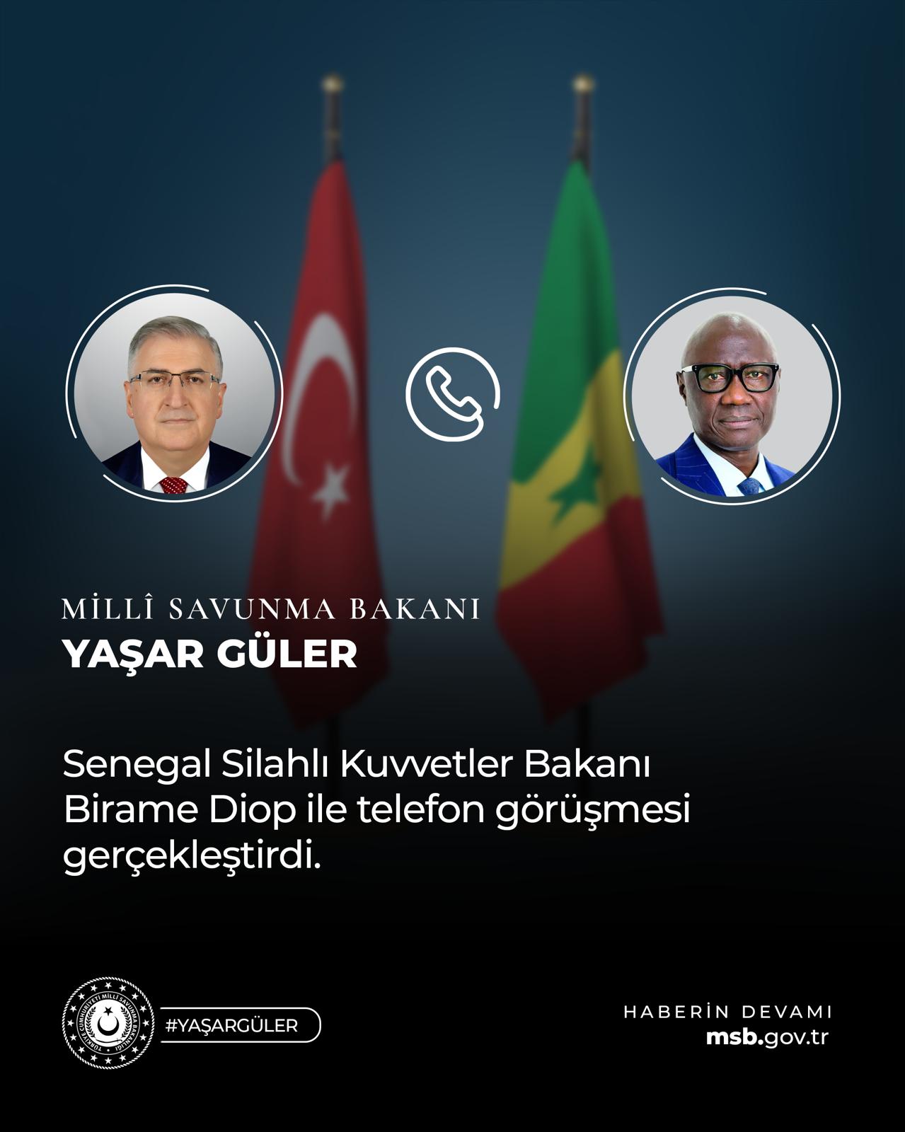Milli Savunma Bakanı Yaşar
