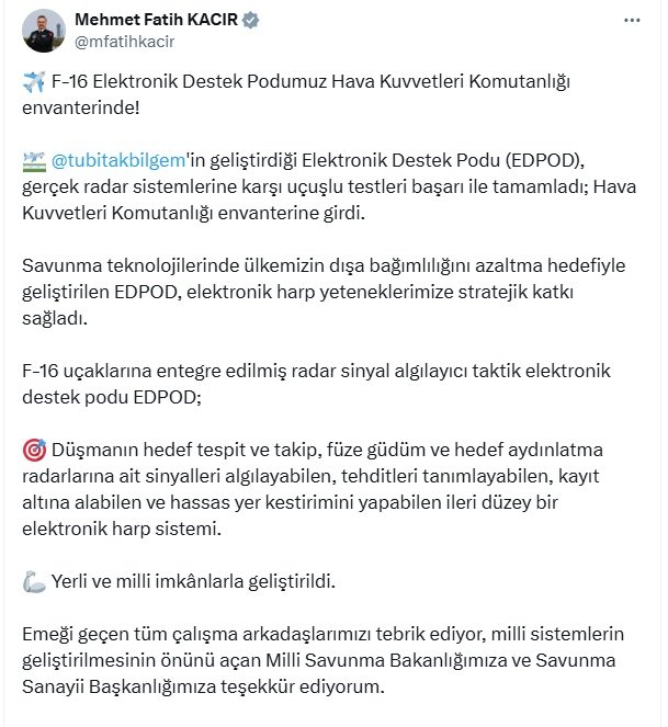 Sanayi ve Teknoloji Bakanı