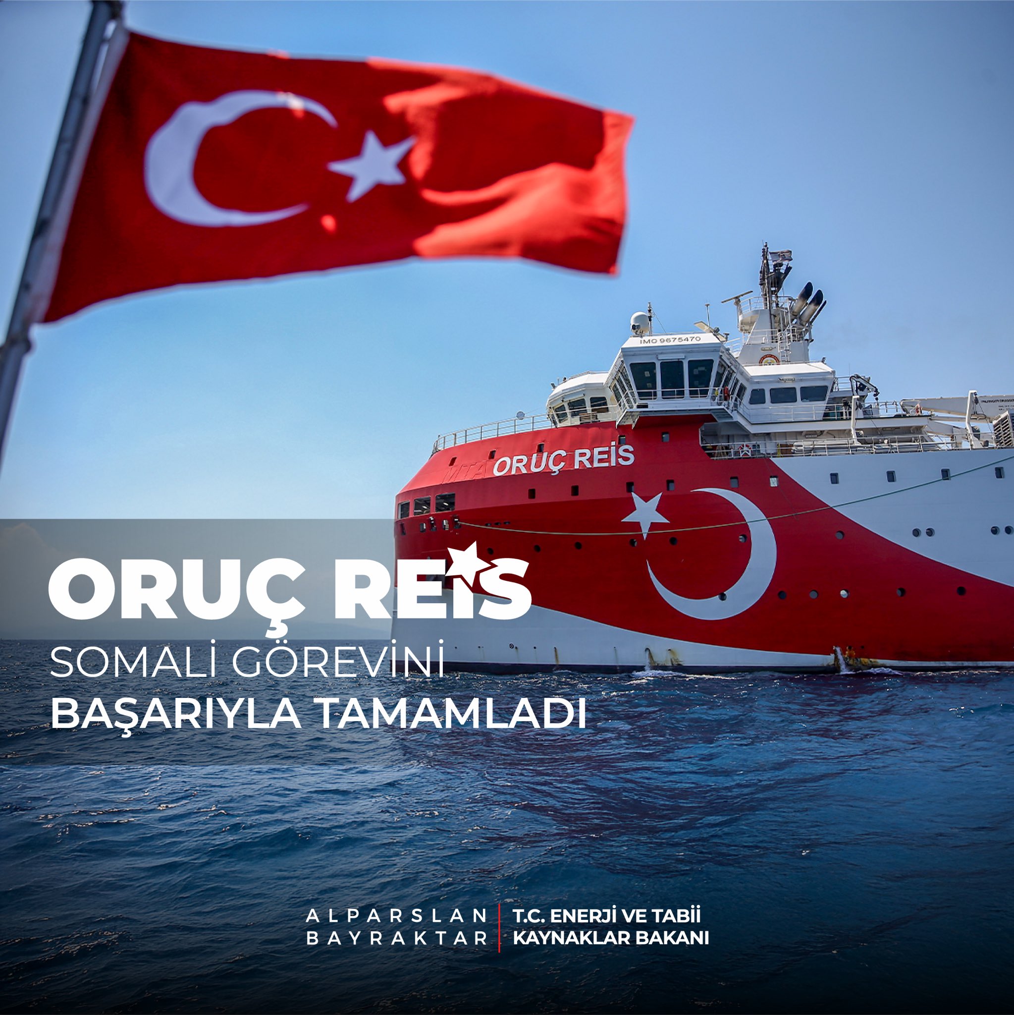 Oruç Reis Gemisi Somali’deki Tarihi Görevini Tamamladı