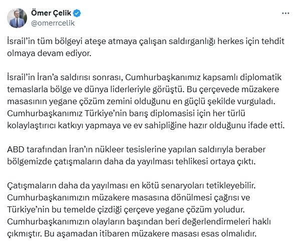 AK Parti Sözcüsü Ömer
