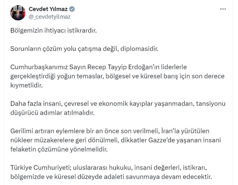 Cumhurbaşkanı Yardımcısı Cevdet Yılmaz,