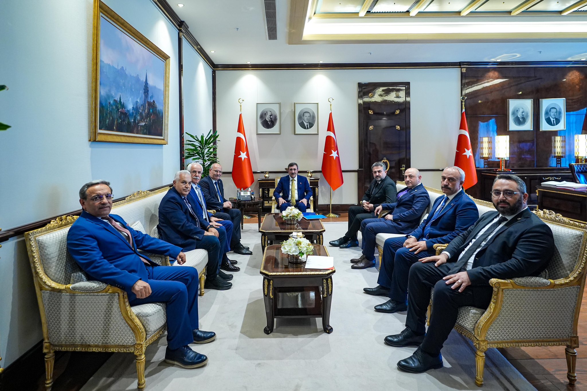Cumhurbaşkanı Yardımcısı Cevdet Yılmaz,