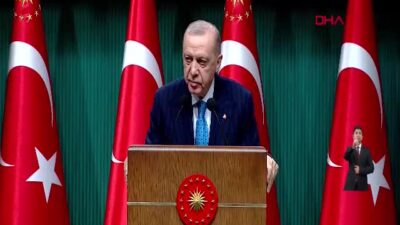 Cumhurbaşkanı Erdoğan, kabine toplantısı sonrası
