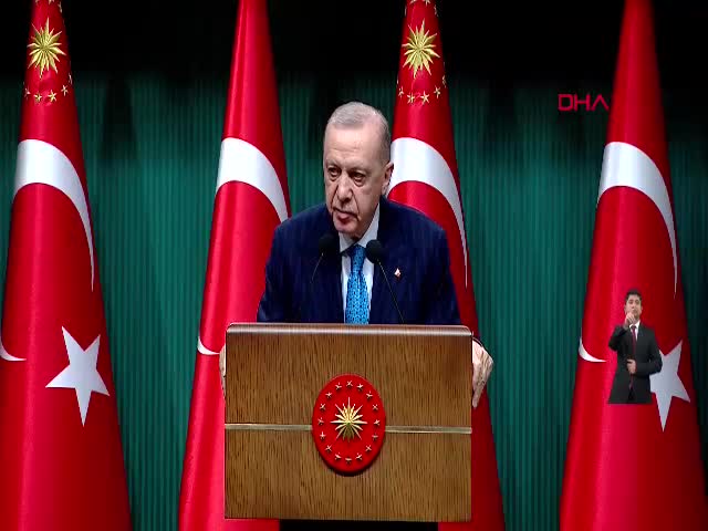 Cumhurbaşkanı Erdoğan, kabine toplantısı