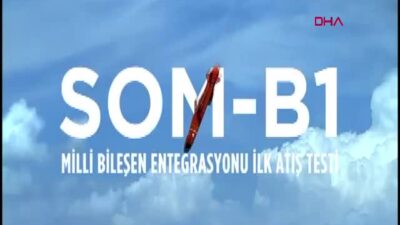 Milli Seyir Füzesi SOM, Yerli Motorla Tam İsabet Sağladı!